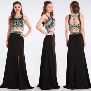 My Fashion 1009 Black 2 Pc Set